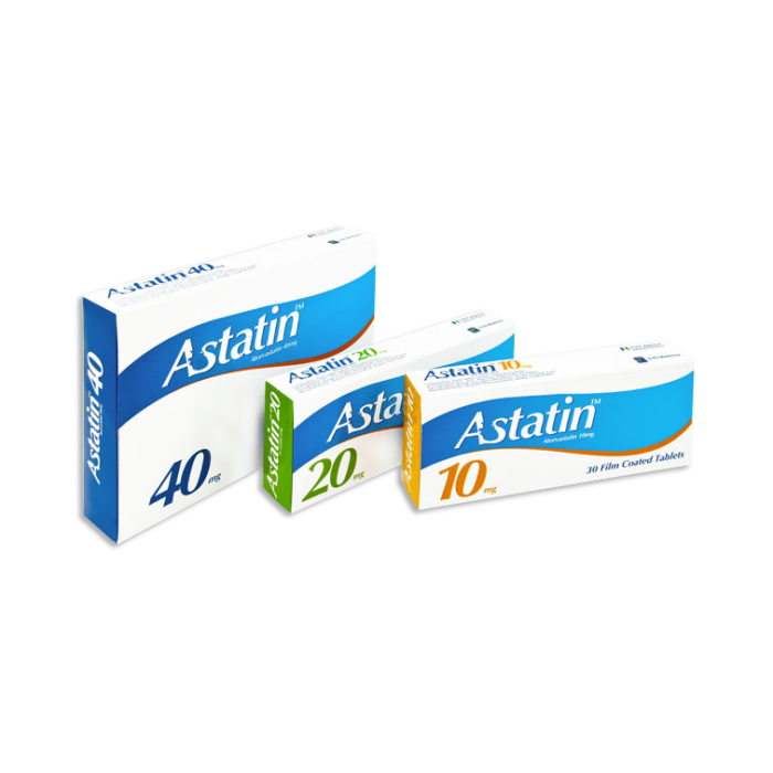 Astatin 20 Mg Tablets