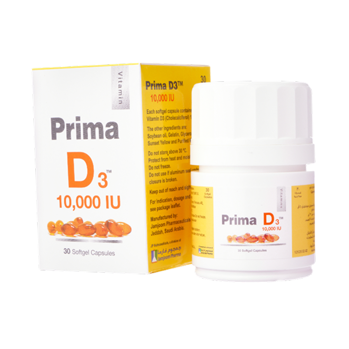 Prima D3 10000 Iu Sg Caps 30'S