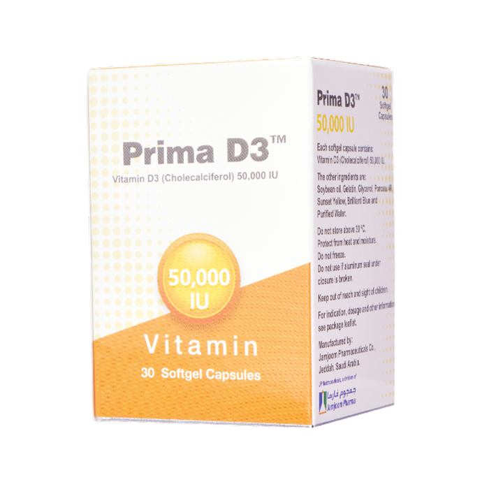 Prima D3 50000 Iu Sg Caps 30'S - Image 4